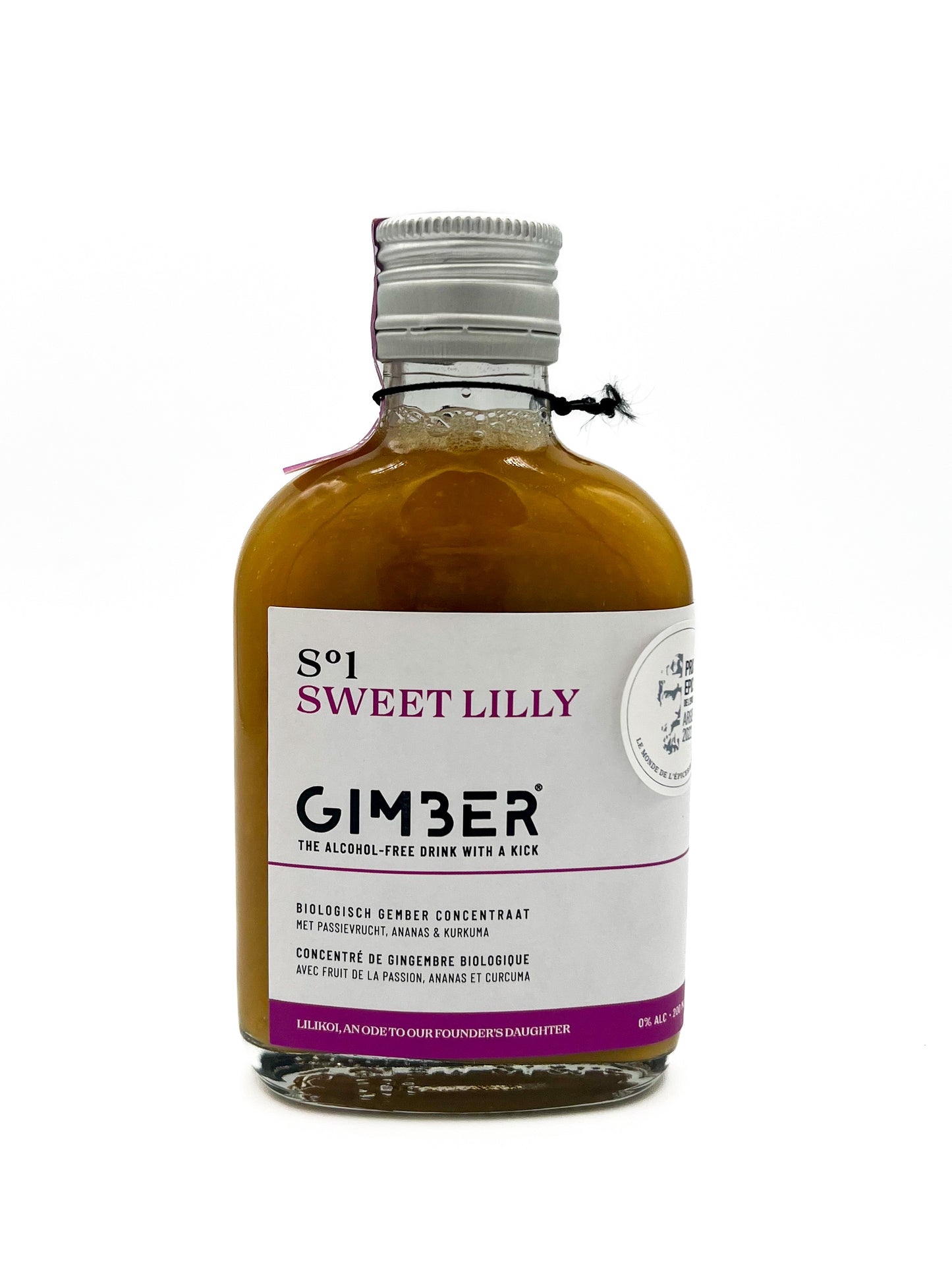 GIMBER S1 SWEET LILLY -concentré de gingembre bio - boisson sans alcool
