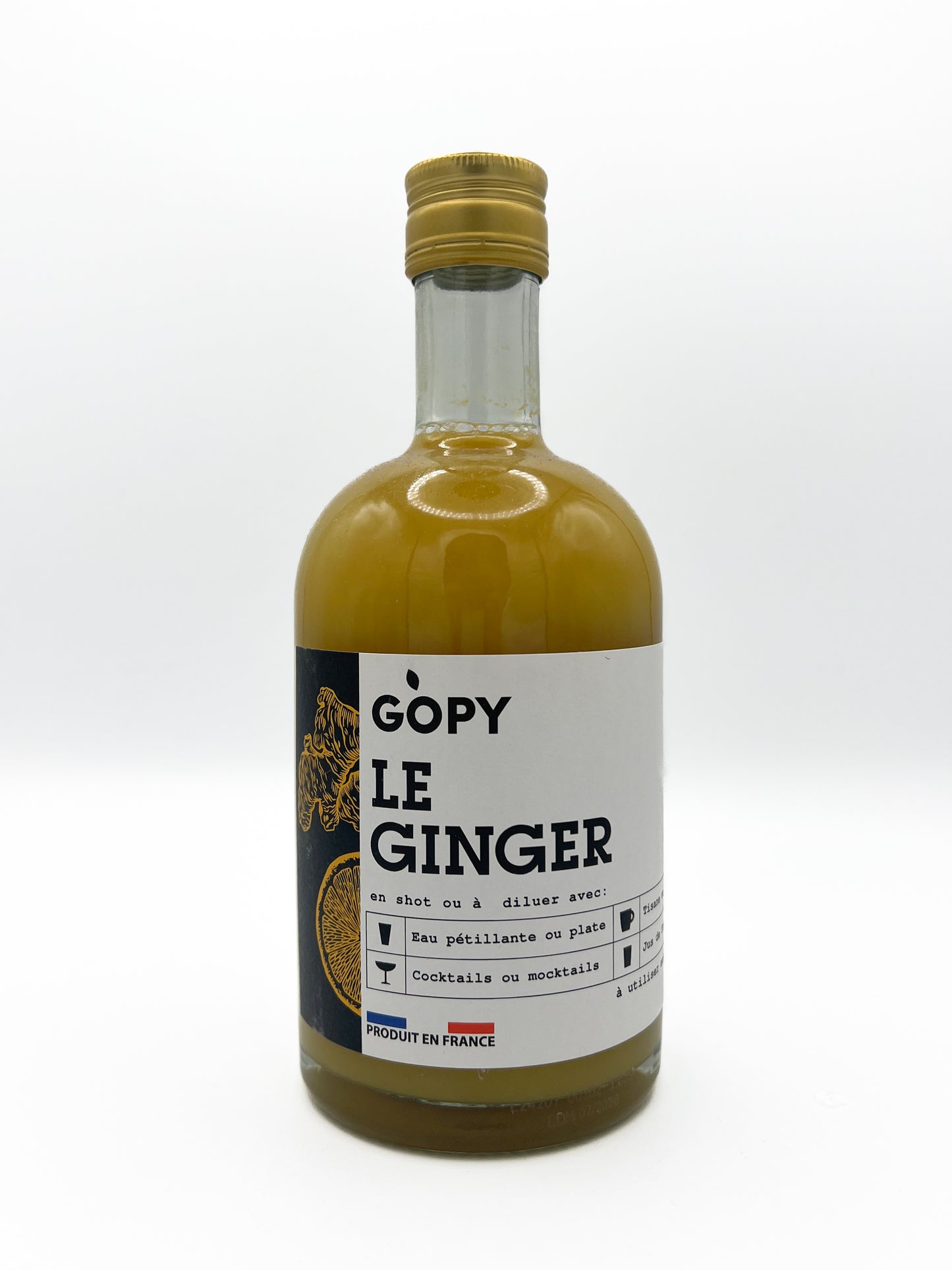 GOPY LE GINGER - concentré de gingembre bio - boisson sans alcool