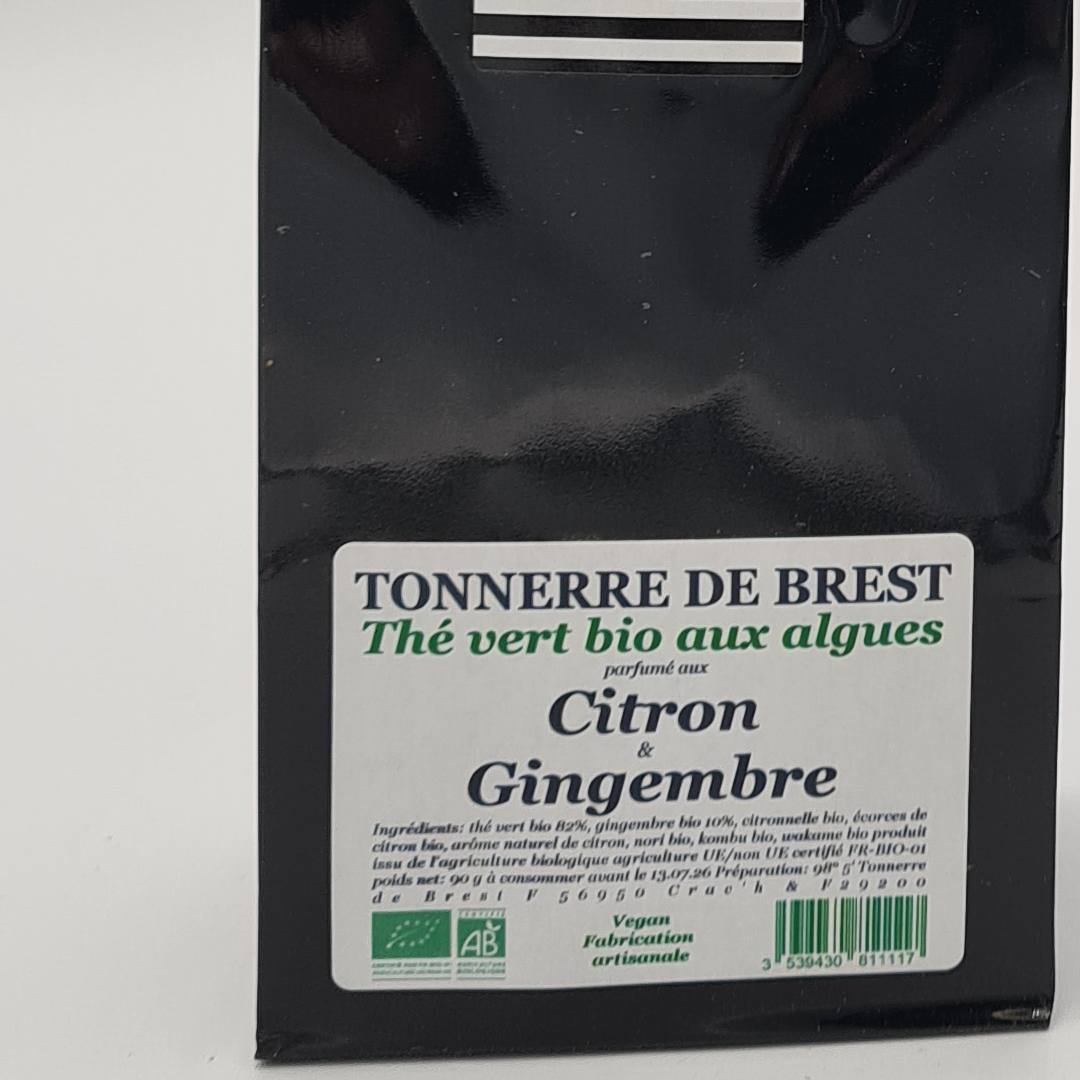 Thé vert Citron & Gingembre - Grand Format