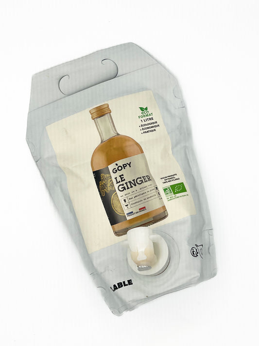 GOPY LE GINGER FORMAT ECO - concentré de gingembre bio - boisson sans alcool